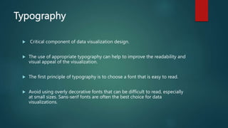Design Principles in Data Visualization and Tools | PPTX