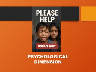 PSYCHOLOGICAL
DIMENSION
 