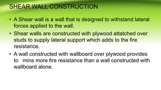 Design principles of fire rsistant walls | PPT
