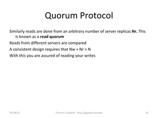Design principles of scalable, distributed systems | PPT