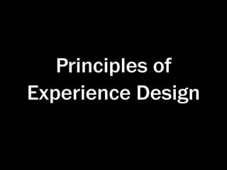 Design Principles: The Philosophy of UX