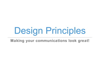 Design Principles ,[object Object]