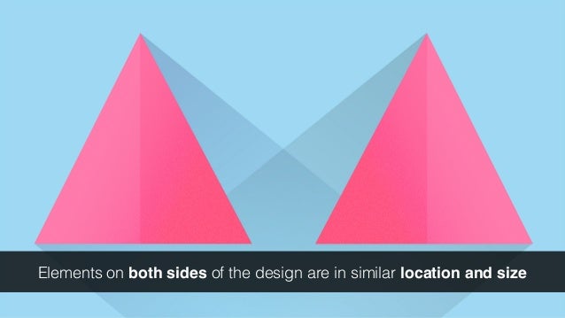design principles symmetrical balance