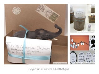 Soyez fun et aspirez à l’esthétique !
Source http://johnwaynehill.com
Source http://carolinemprietz.blogspot.fr
Source Wallace, McCarthy, Wright, Olivier (2013)
 