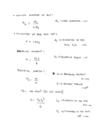 DESIGN OF MACHINE ELEMENTS DESIGN PROCEDURE | PDF