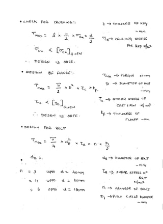 DESIGN OF MACHINE ELEMENTS DESIGN PROCEDURE | PDF