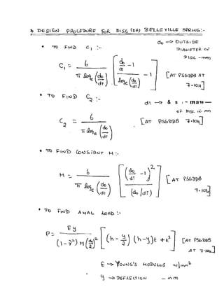DESIGN OF MACHINE ELEMENTS DESIGN PROCEDURE | PDF