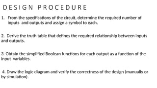 Design procedure and Implementing Boolean function with MUX.pptx
