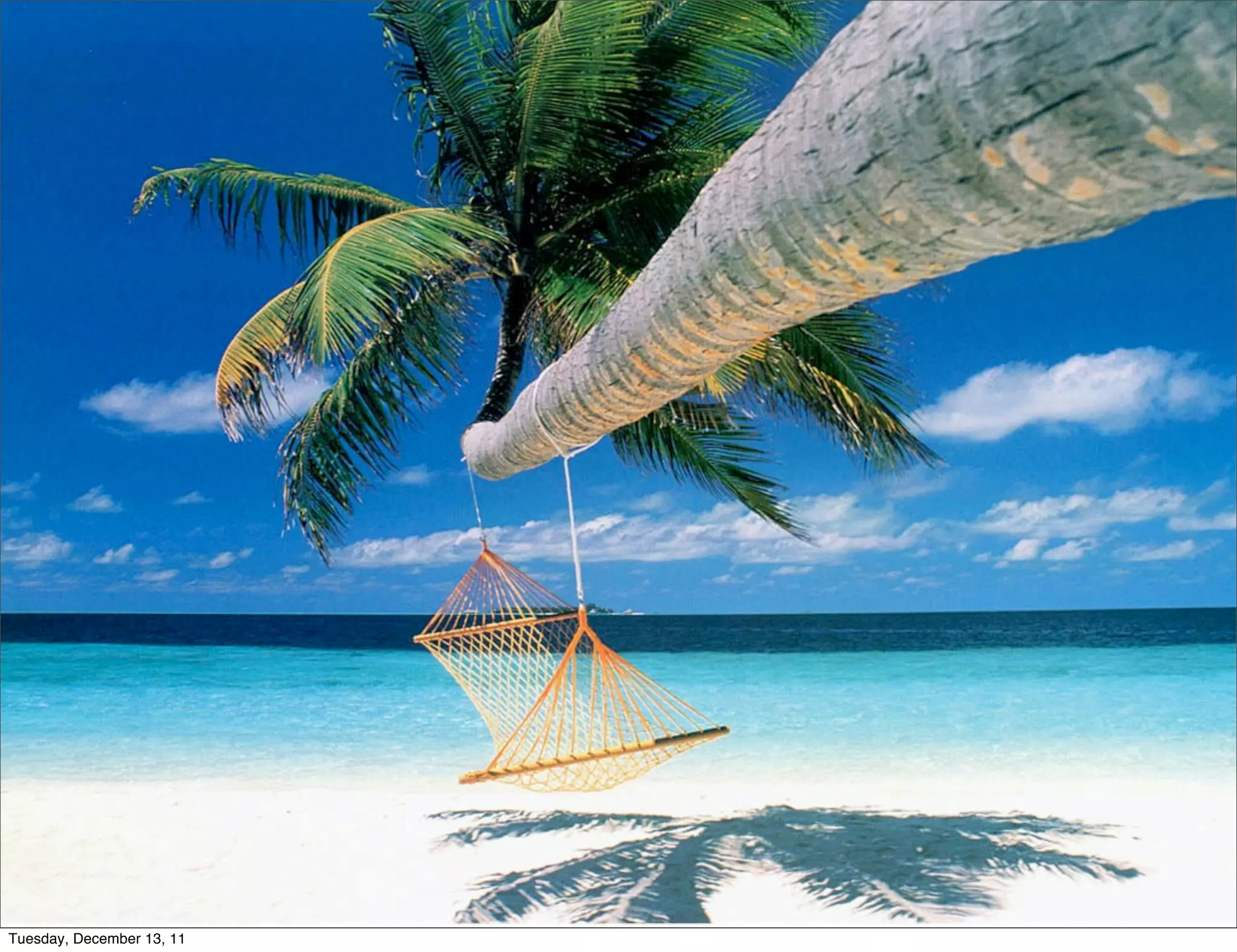 Tuesday, December 13, 11
 