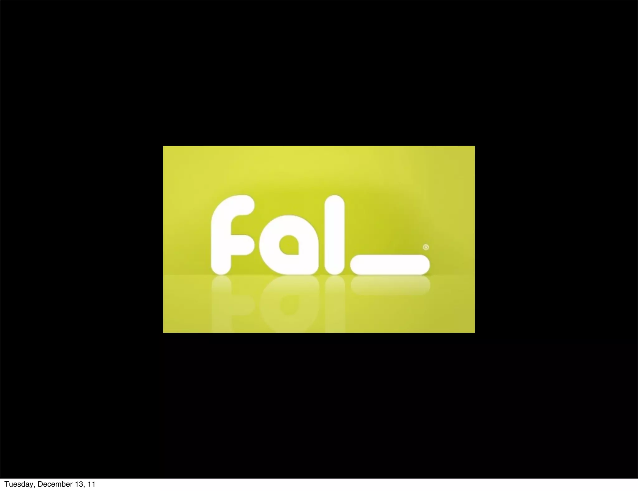 Tuesday, December 13, 11
 