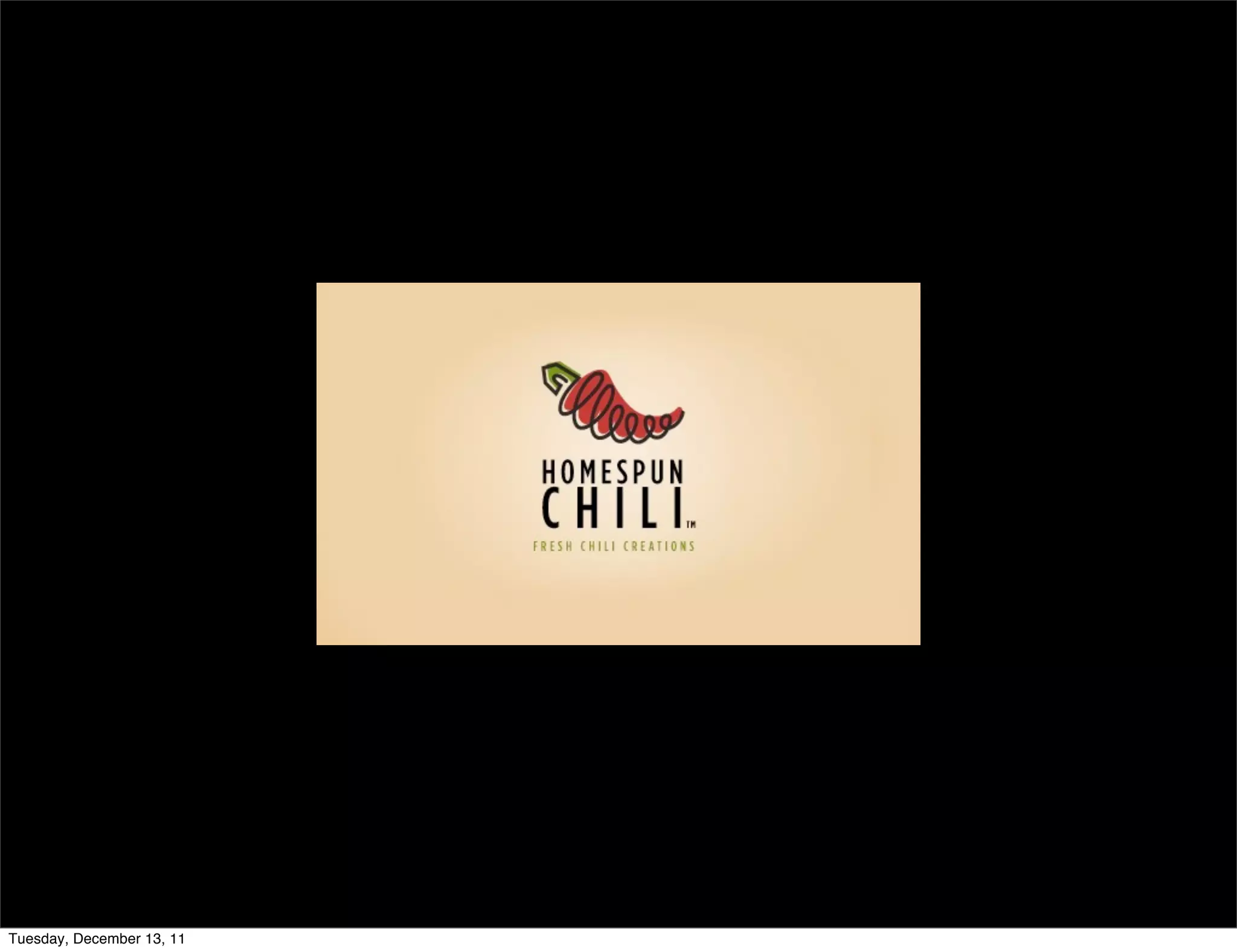 Tuesday, December 13, 11
 