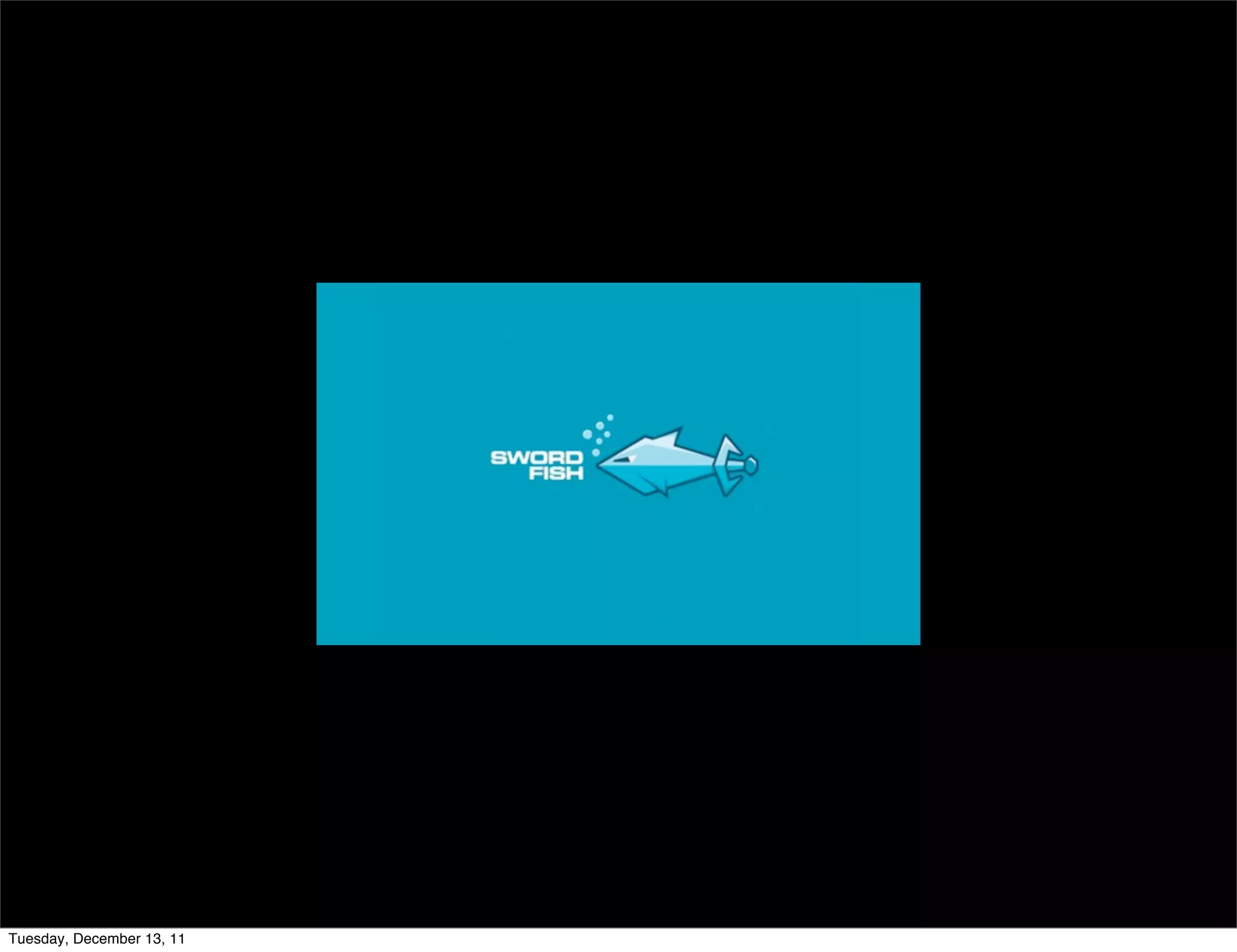 Tuesday, December 13, 11
 