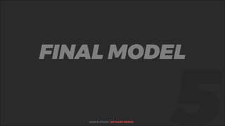 %FINAL MODEL
DESIGN STAGE | DETAILED DESIGN
 