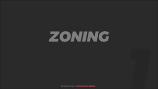 %ZONING
DESIGN STAGE | CONCEPTUAL DESIGN
 