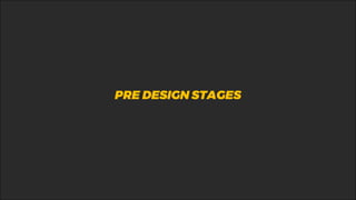 %PRE DESIGN STAGES
 