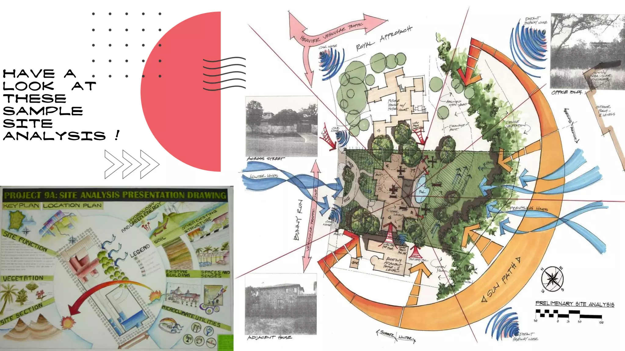 HAVE A
LOOK AT
THESE
SAMPLE
SITE
ANALYSIS !
 