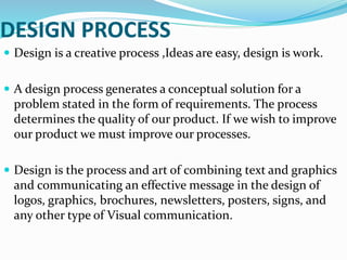 The Design Process Generating Design process sadheesh kumar.A | PPTX