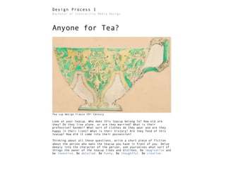 Design process week 1