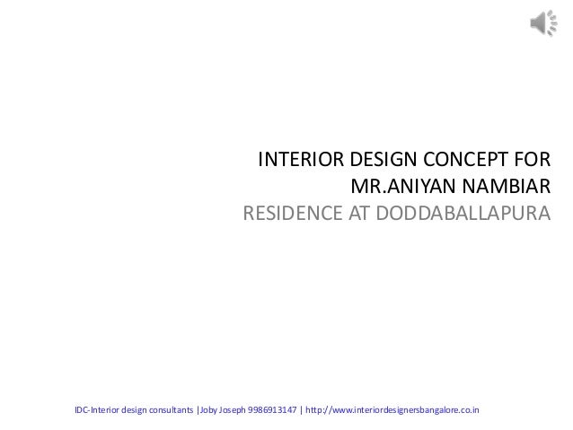 interior design proposal