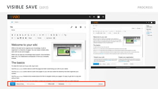 visible save (2017) progress
 