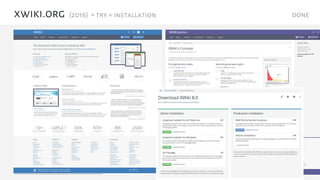 xwiki.org (2016) + try + installation done
 