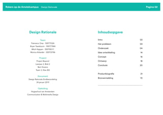 Design rationale week 9 | PDF