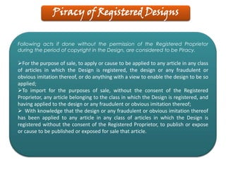 Design registration | PPTX