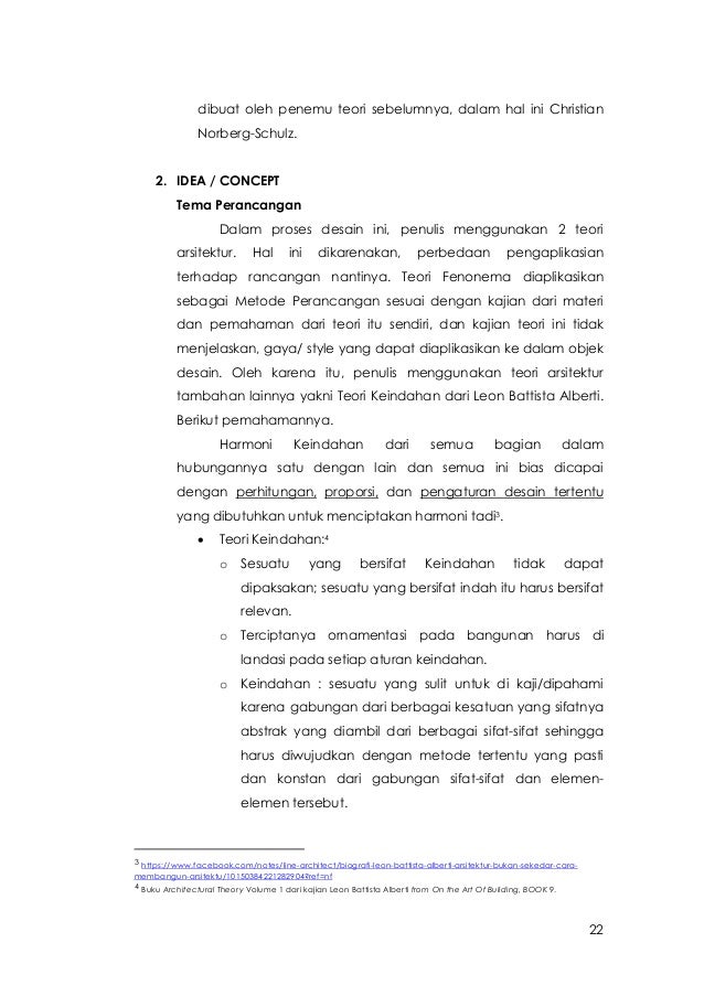 Design report STUDIO PERANCANGAN ARS 2, PHENOMENOLOGY 