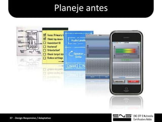 Planeje antes




37 - Design Responsivo / Adaptativo
 