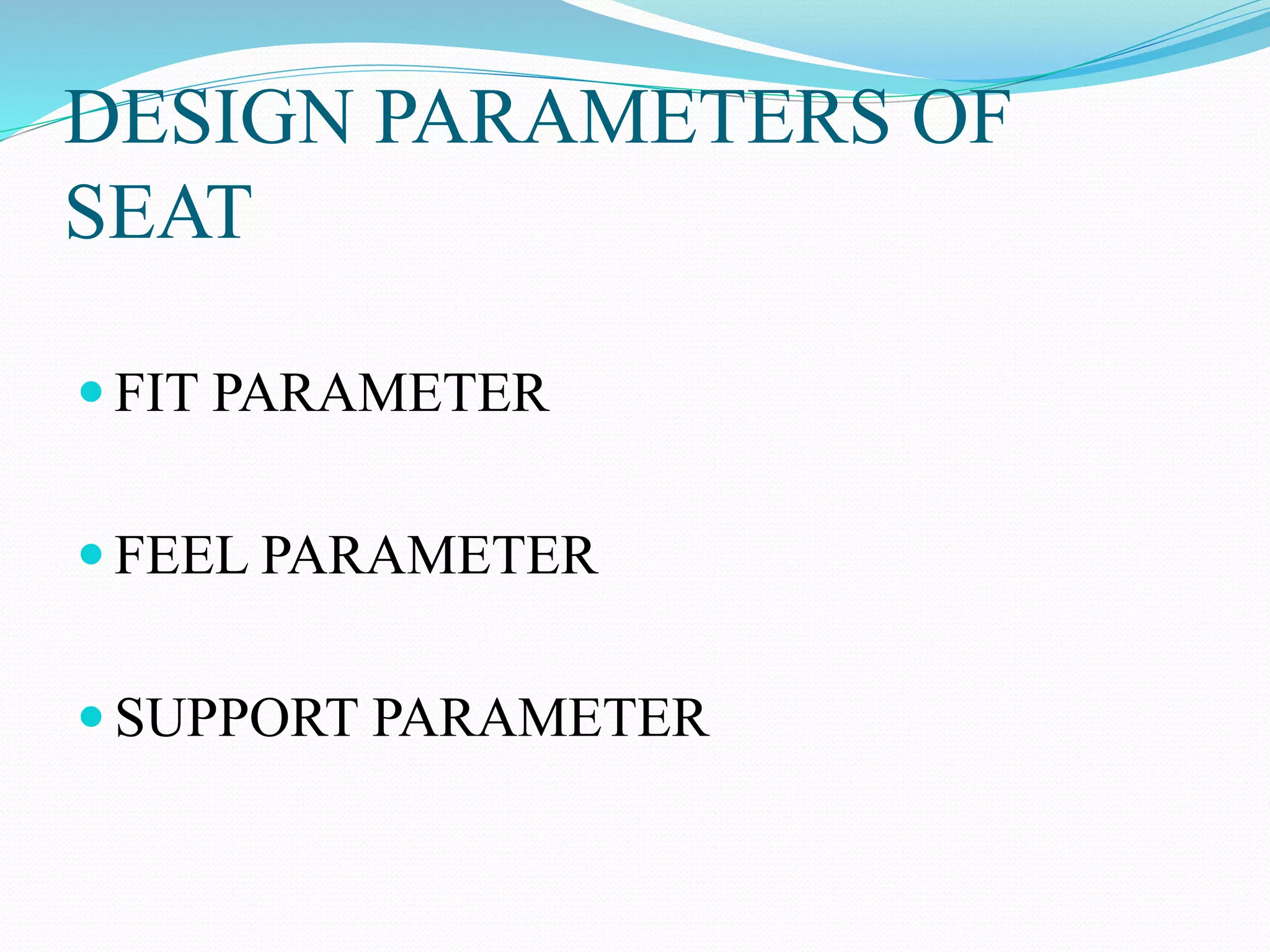 Design review of a car seat for ergonomics | PPTX