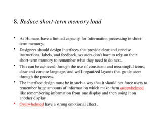 Design Rule lect07.ppt Human Computer Interaction | PPT