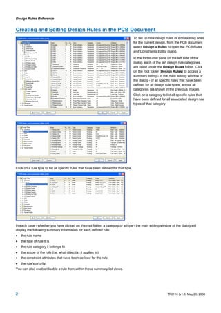 Design rules reference | PDF