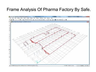 Frame Analysis Of Pharma Factory By Safe.