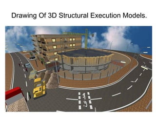Drawing Of 3D Structural Execution Models.