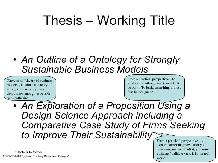 Thesis ontology learning