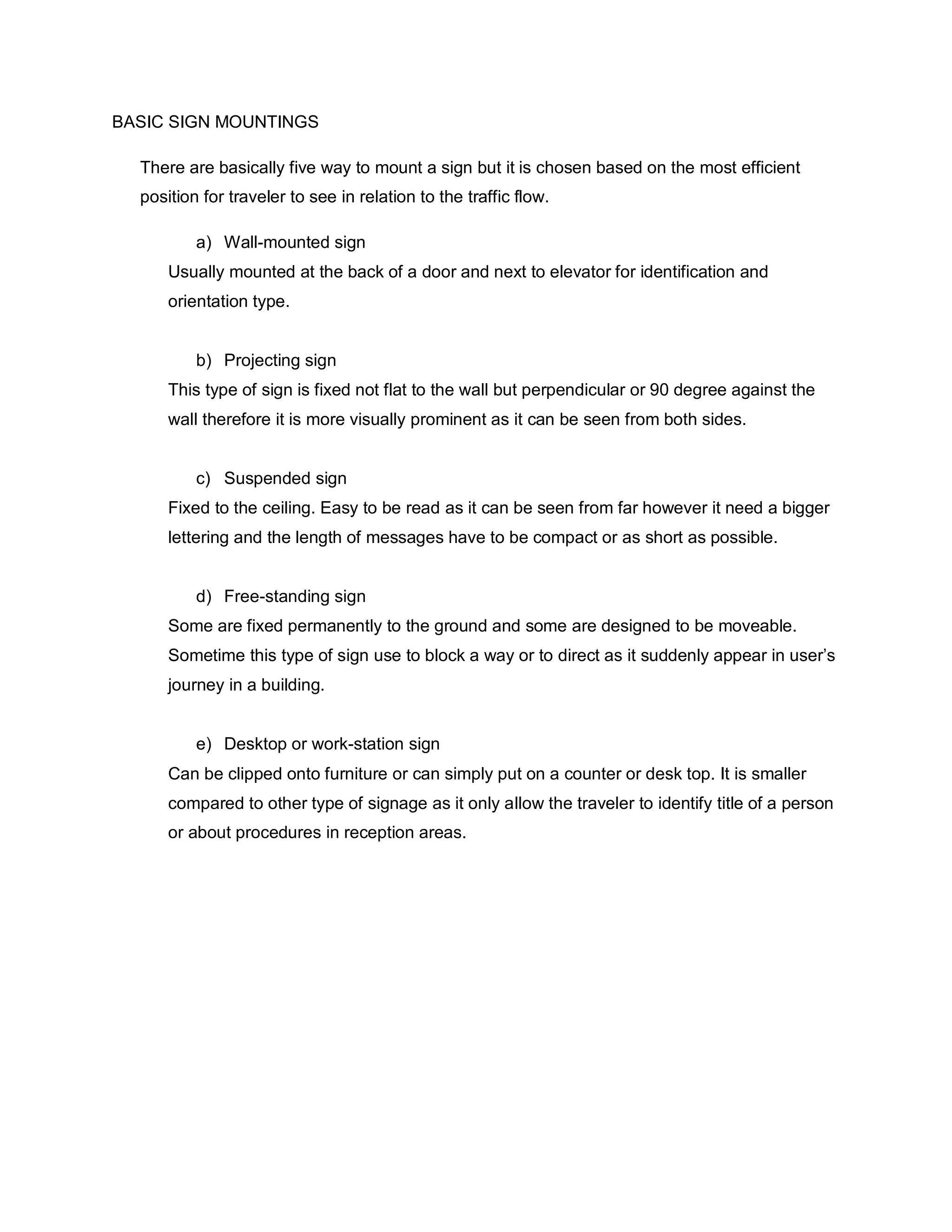 Signage Design | PDF