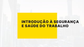 Introdução a Engenharia de Segurança do Trabalho | PDF