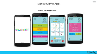 Signtist Game App
 