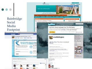 Bainbridge
Social
Media
Footprint
 