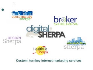 Custom, turnkey internet marketing services
 