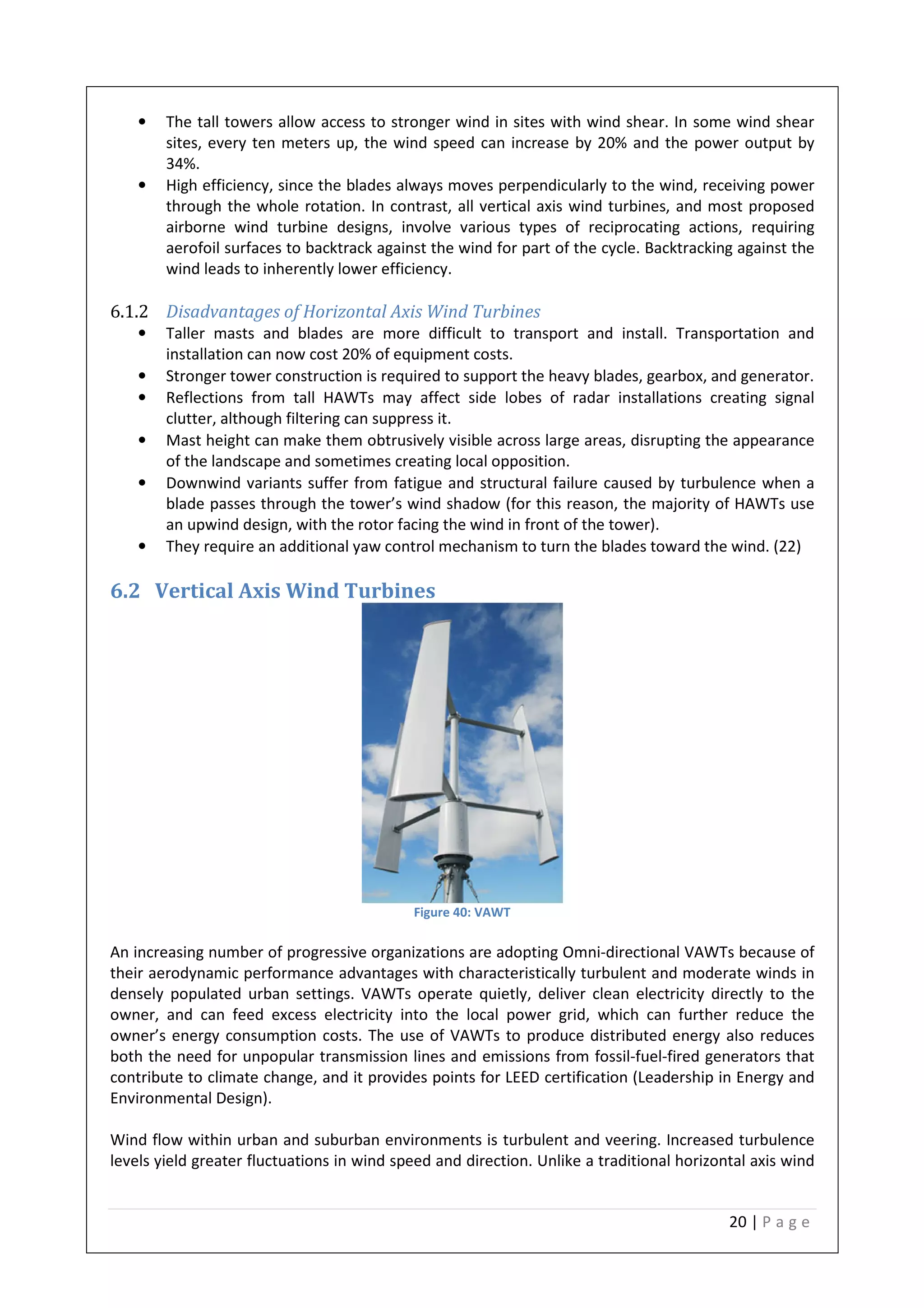 Design small scale wind turbine for home electricity generation | PDF