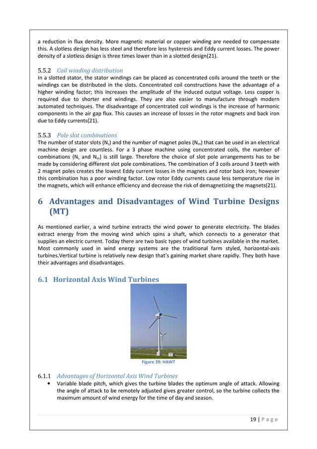 Design small scale wind turbine for home electricity generation | PDF