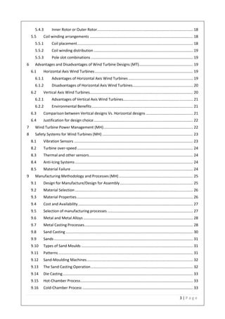 Design small scale wind turbine for home electricity generation | PDF
