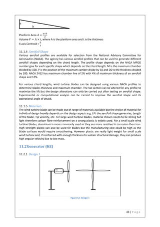 Design small scale wind turbine for home electricity generation | PDF