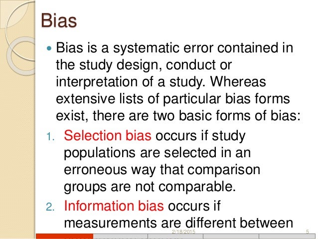 Design Bias Definition | designs of clinical trials Design Bias Definition | designs of clinical trials
