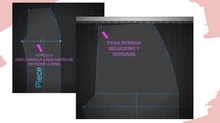 CON LA D
DIBUJAMOS LA LINEA RECTA DE
UN PUNTO A OTRO
PARA BORRAR
SELECIONO Y
SUPRIMIR
 