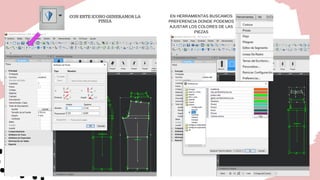 CON ESTE ICONO GENERAMOS LA
PINZA
EN HERRAMIENTAS BUSCAMOS
PREFERENCIA DONDE PODEMOS
AJUSTAR LOS COLORES DE LAS
PIEZAS
 