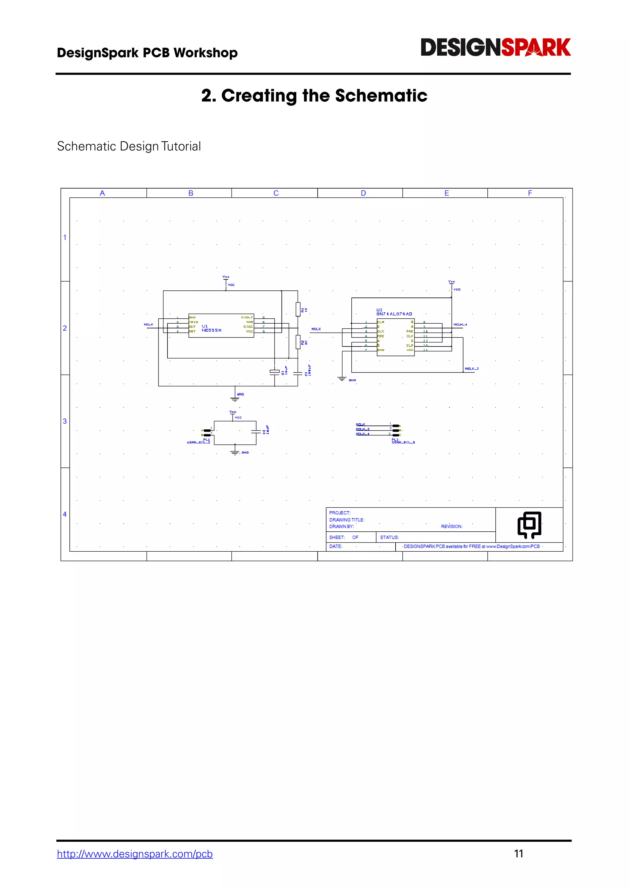 http://www.designspark.com/pcb 11
Schematic Design Tutorial
 
