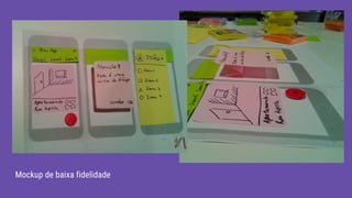Mockup de baixa fidelidade
 