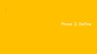Phase 2: Define
 
